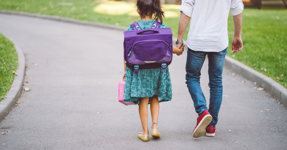 atlanta back-to-school kid and parent