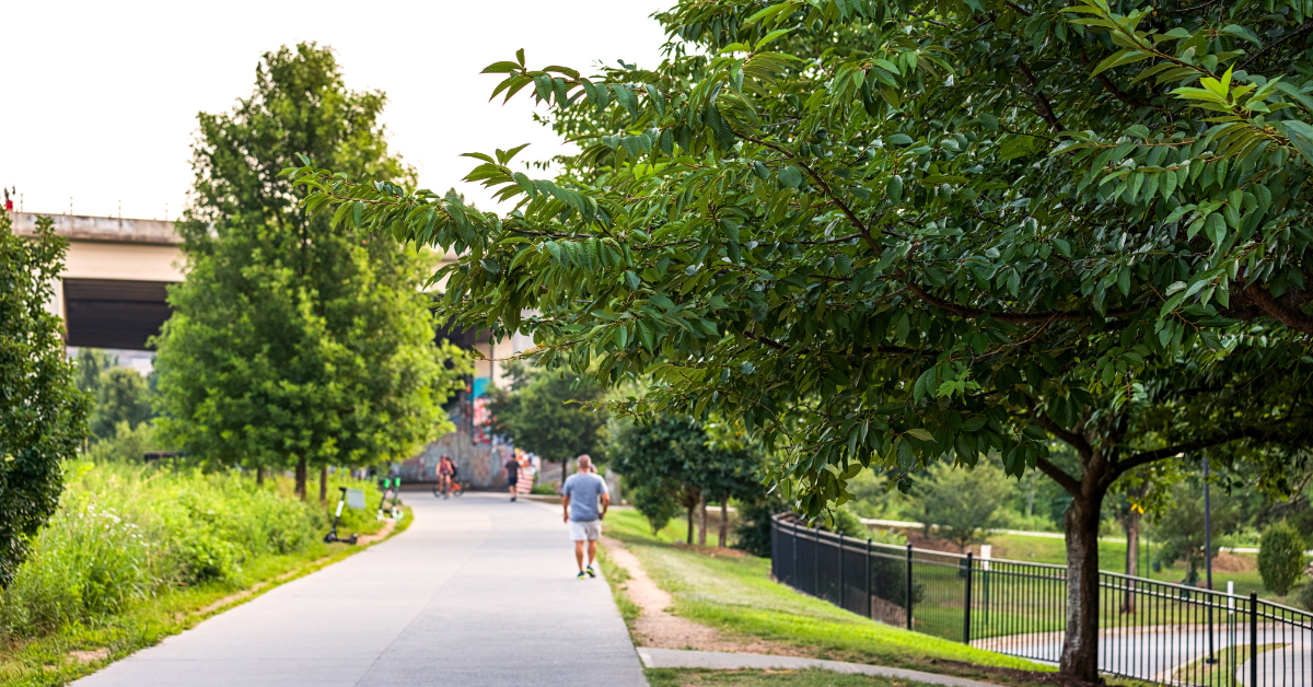 atlanta beltline in the morning